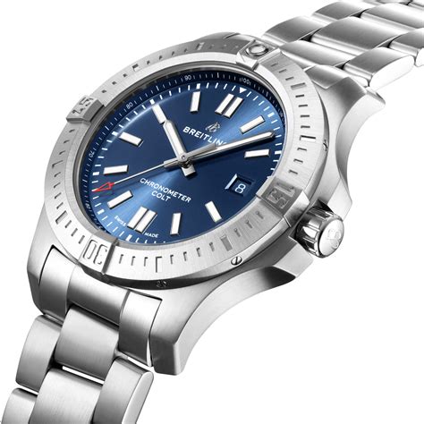 breitling colt 44 blue dial|Breitling colt automatic 44mm.